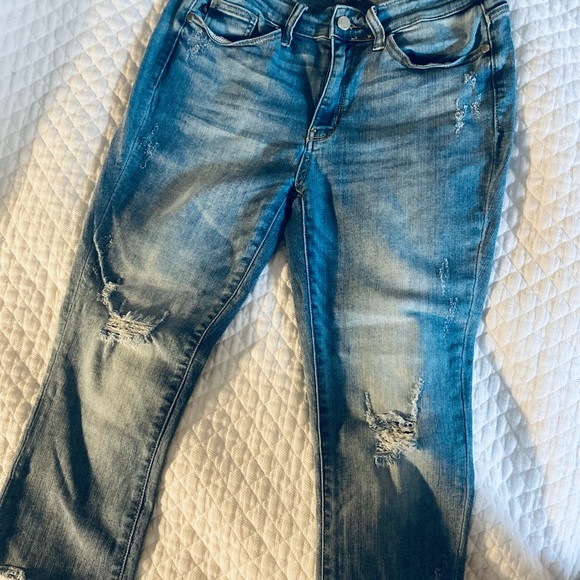 Judy Blue jeans size 9/ 29 skinny fit capri - Picture 3 of 4